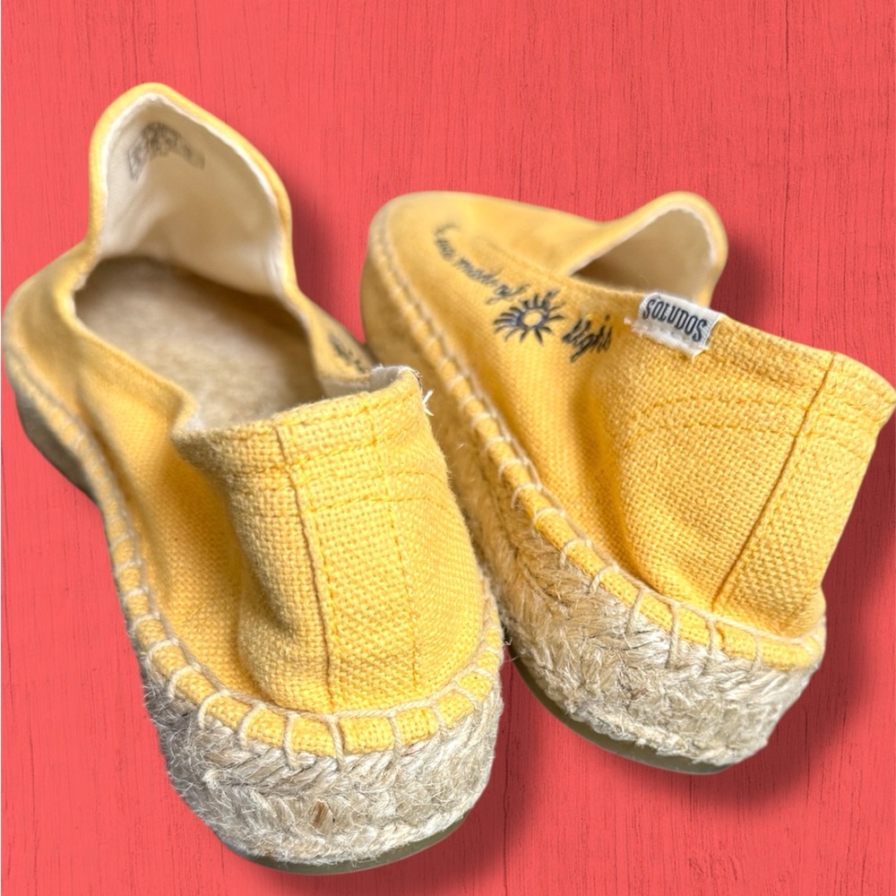 Soludos Sunshine Yellow Espadrilles - Picture 4 of 6